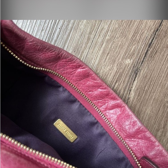 Miu Miu bag. Authentic. Beautiful soft leather. Gorgeous color. - Picture 5 of 7